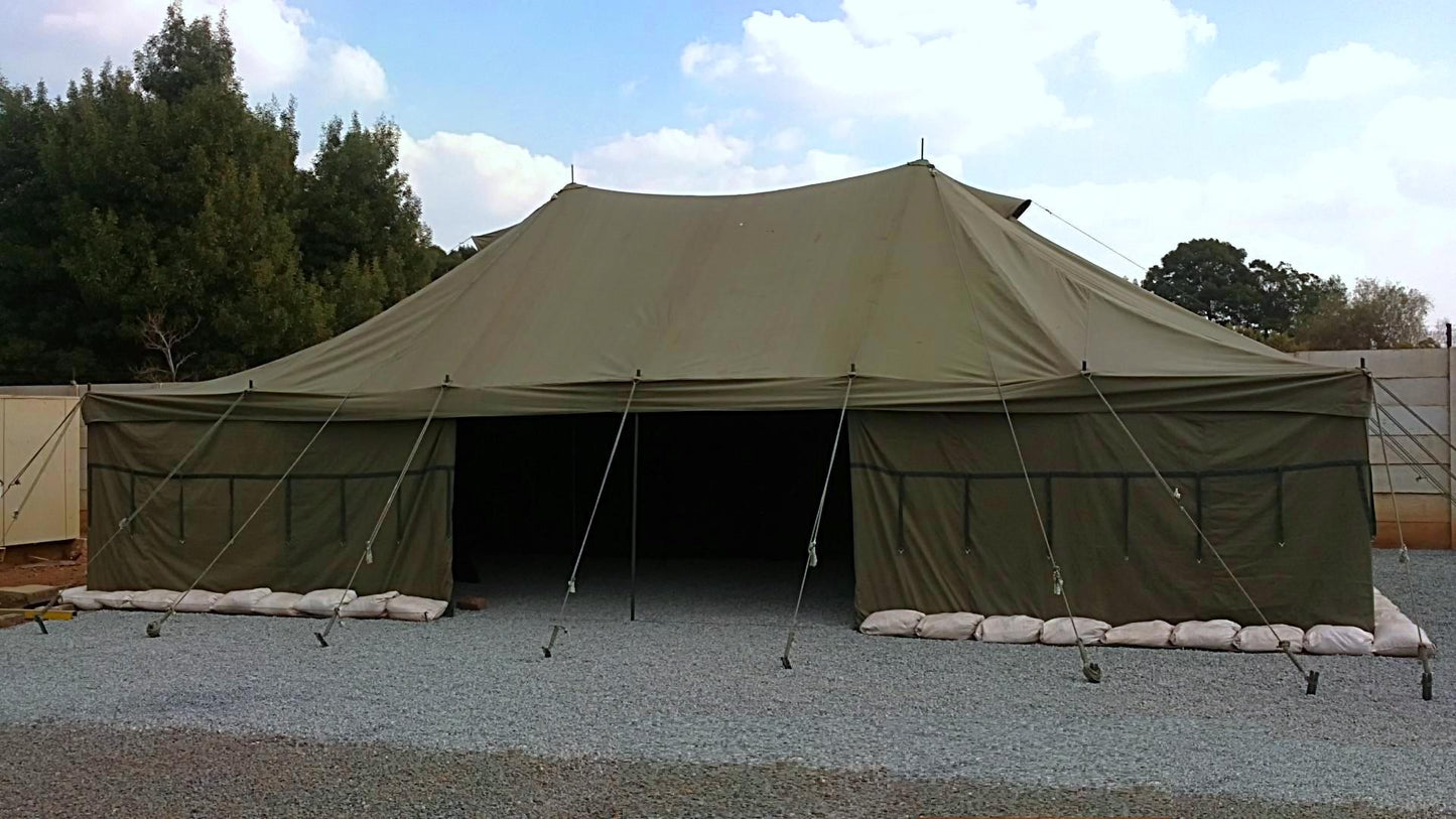 Reconditioned Olive Green Tent (5m x 10m)