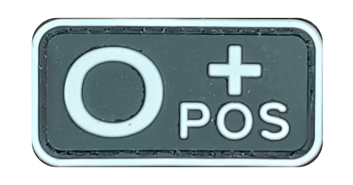 Blood Group O Positive Patch - NEW