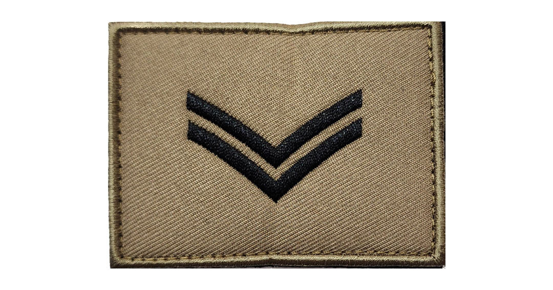 Corporal Rank Patch Khaki