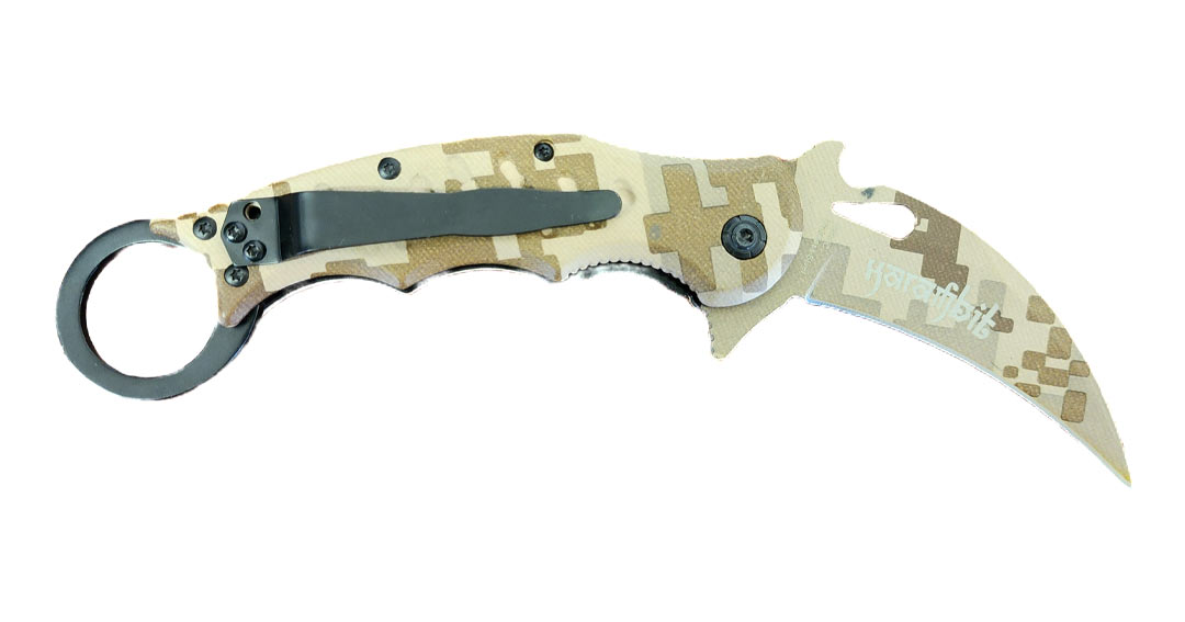 Digital Desert Bear Claw Knife