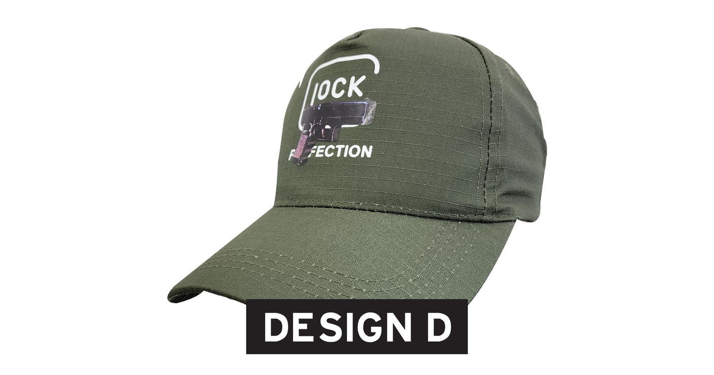 Glock Cap Olive Green (Various Designs)
