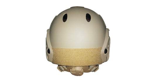 beige-plastic-airsoft-helmet image 1