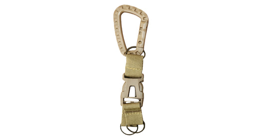 Carabiner Belt Clasp with Keyring