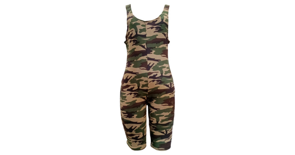 Ladies Camo Jumpsuit