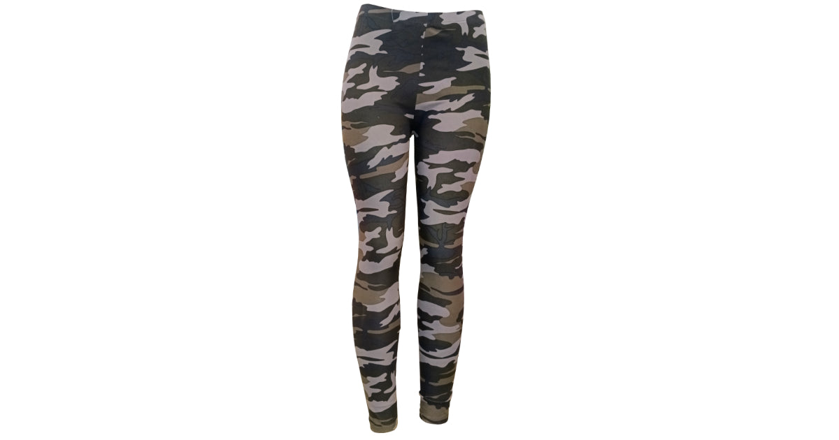Ladies Camo Leggings image 0