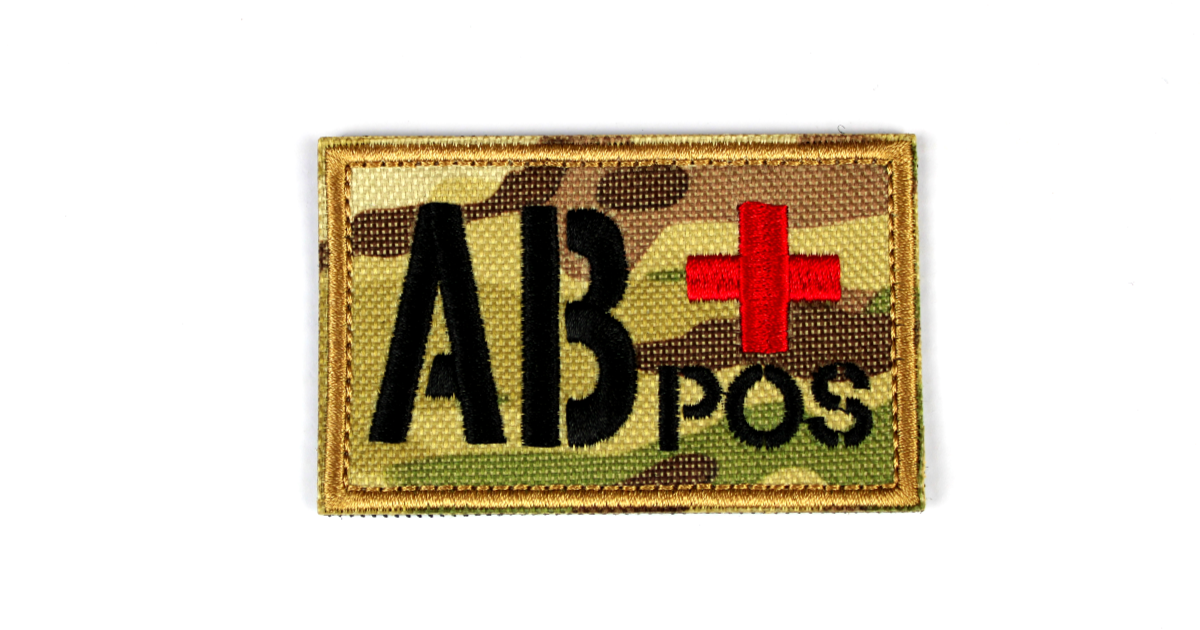 Camo Blood Patch AB Positive