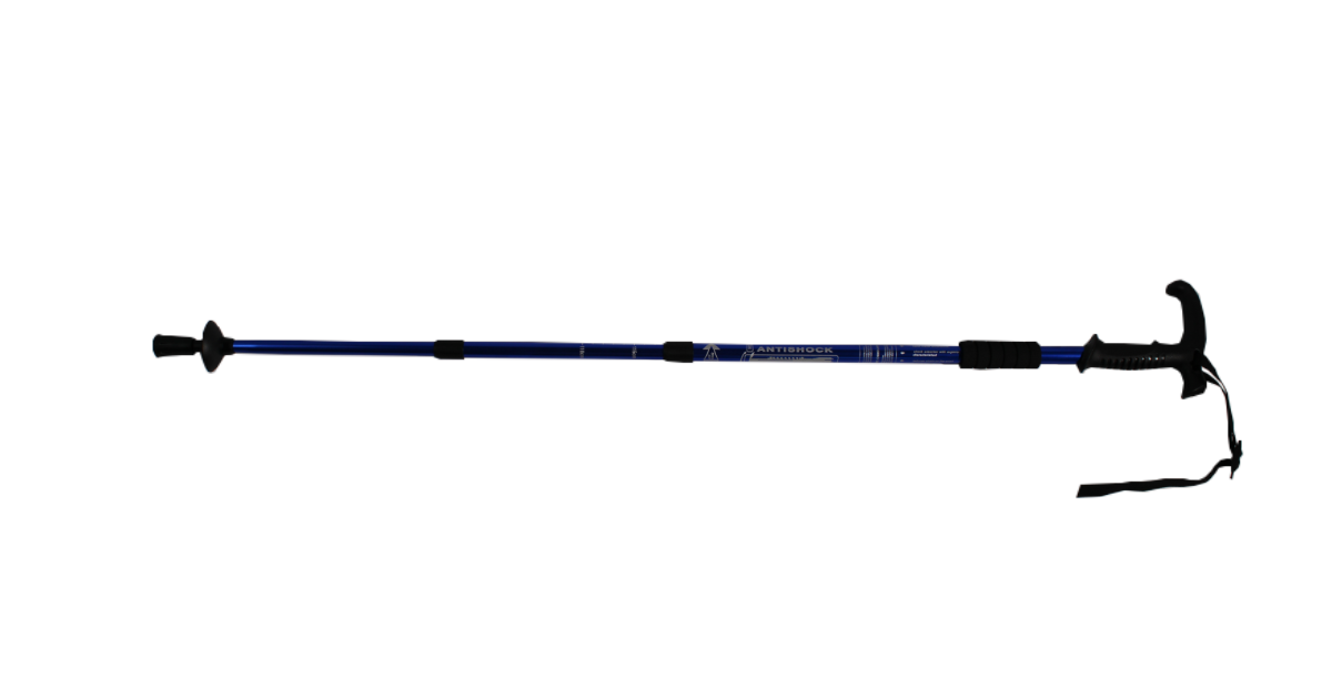Blue Anti-Shock Hiking Pole