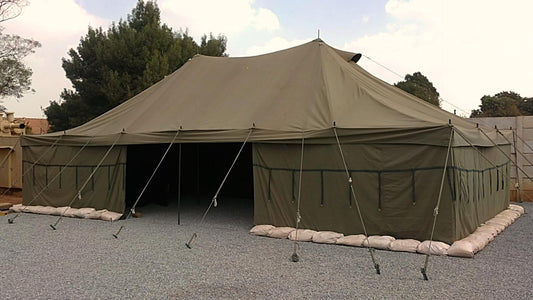 Reconditioned Olive Green Tent (5m x 10m)