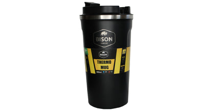 BISON -TRAVEL MUG -500ML-BLACK