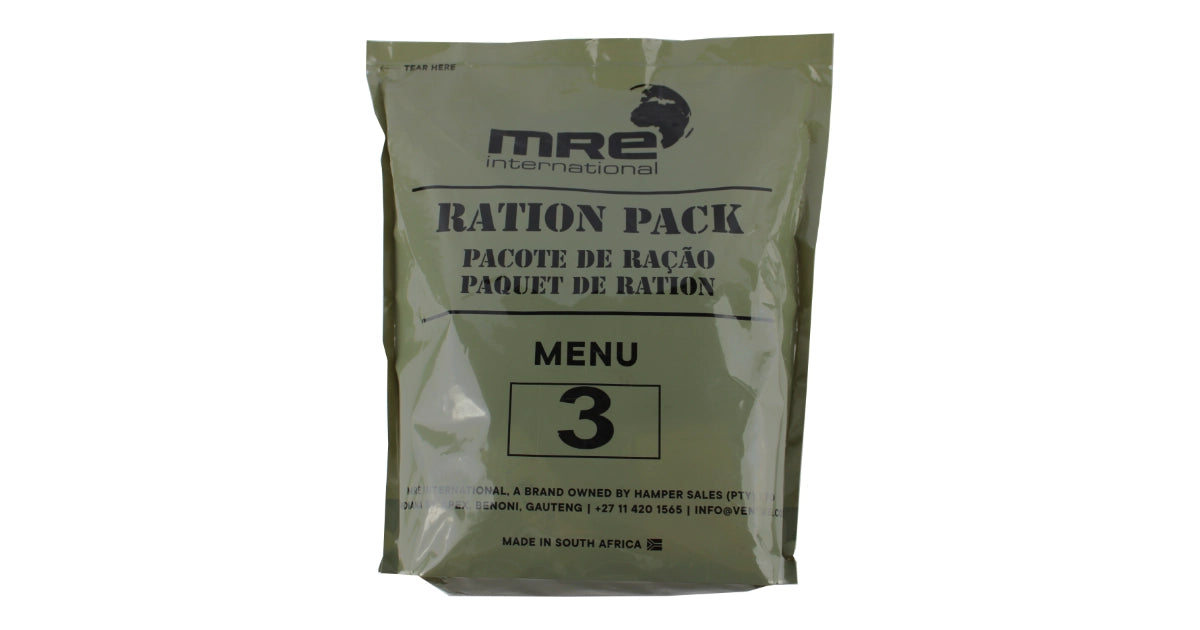 SANDF MRE Meal Day 3