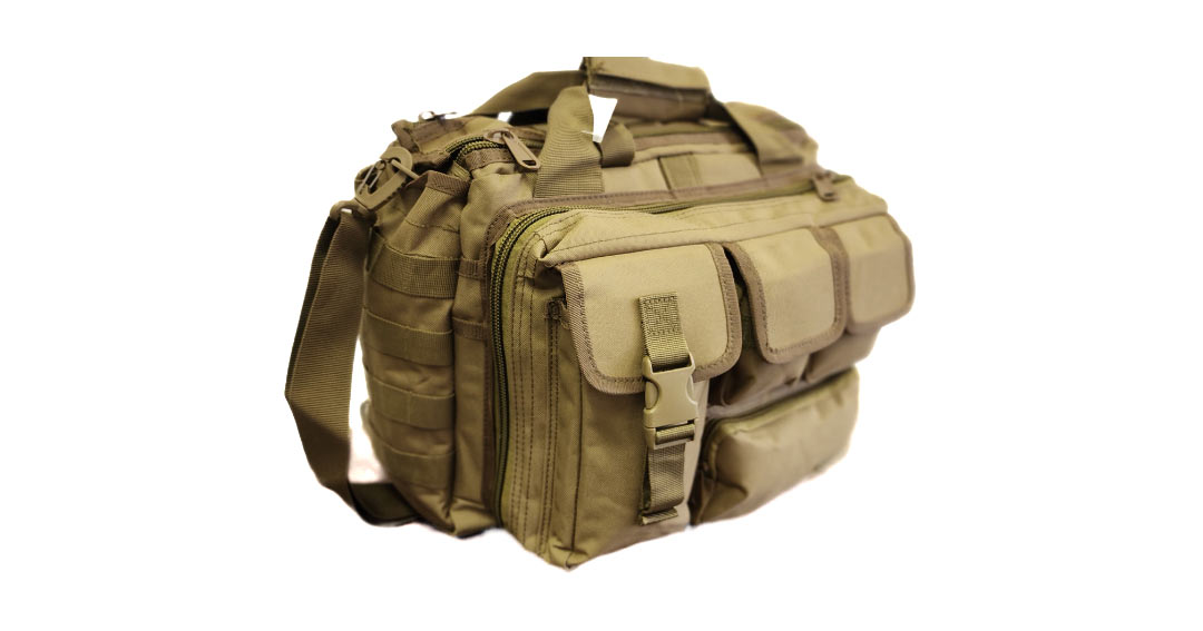 8 Compartment Laptop Bag (Black)