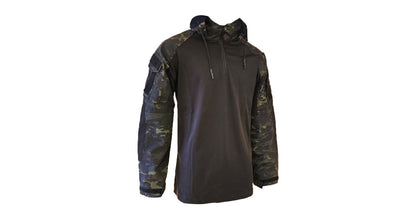 Black Multicam Frog Shirt with Hood