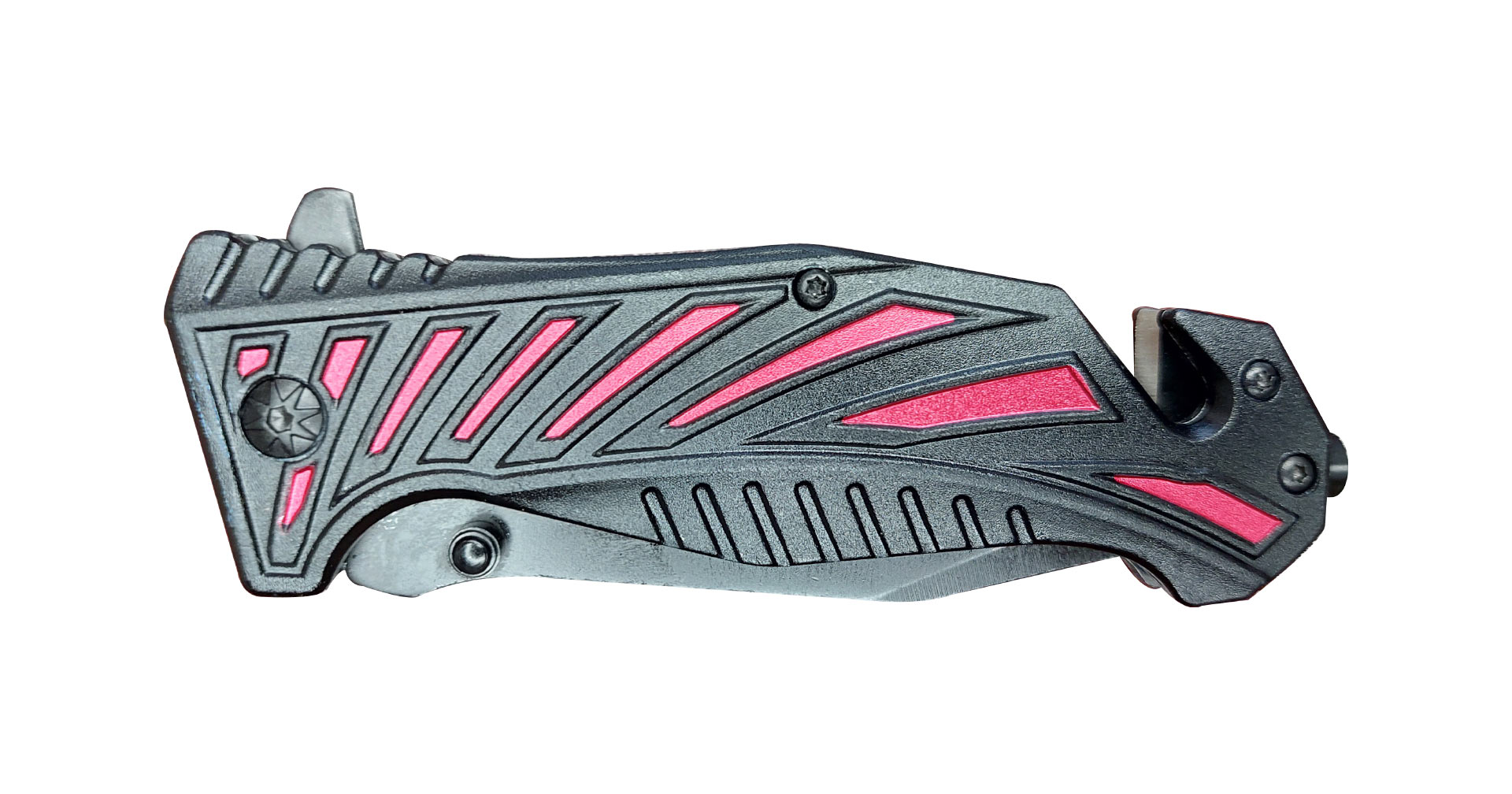 black-red-folding-knife-new image 1