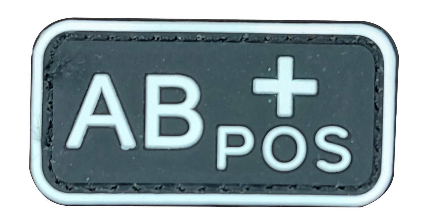 Blood Group AB Positive Patch - NEW