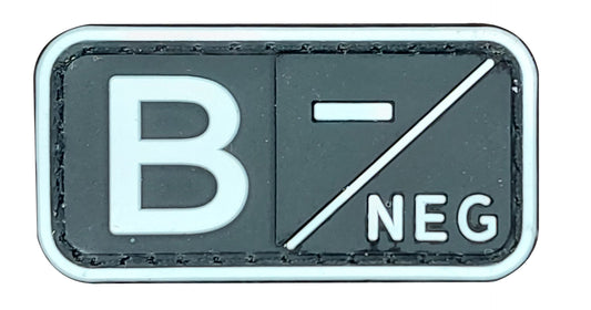 Blood Group B Negative Patch - NEW