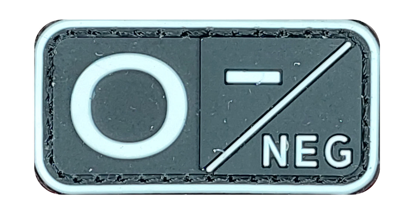 Blood Group O Negative Patch - NEW