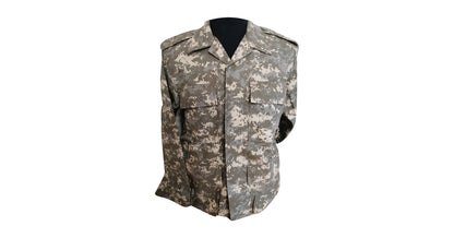 Digital Grey Camo Long Sleeve Shirt - NEW