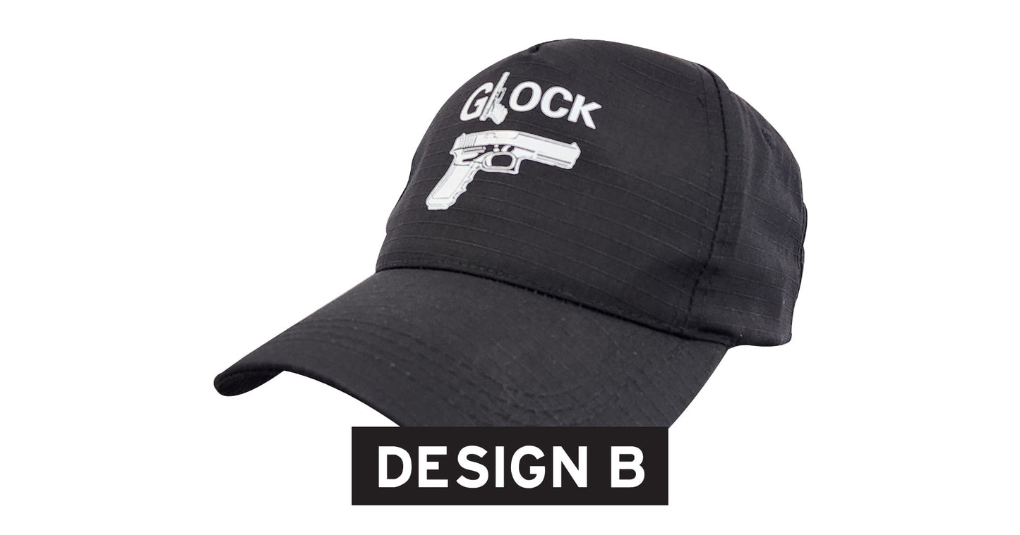 Glock Cap Black (Various Designs)