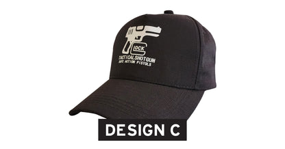Glock Cap Black (Various Designs)