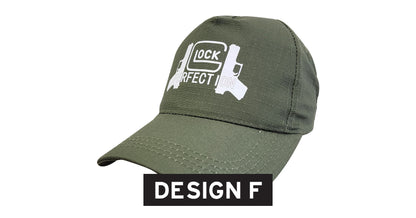 Glock Cap Olive Green (Various Designs)
