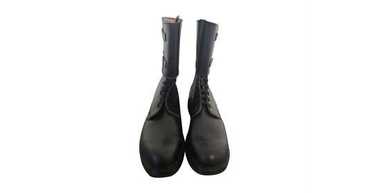 italian-military-surplus-black-leather-boots-never-issued-or-worn image 1