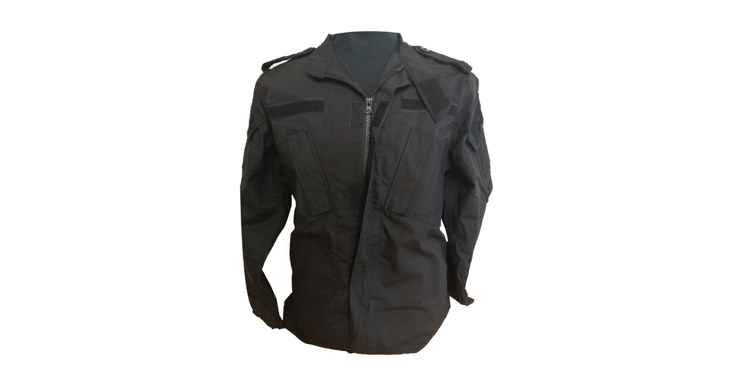 plain-black-long-sleeve-shirt image 2