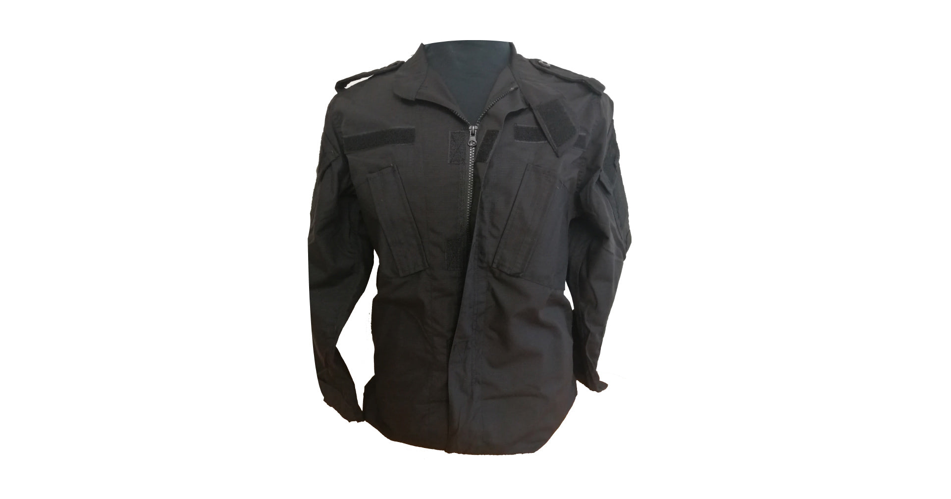 plain-black-long-sleeve-shirt image 2