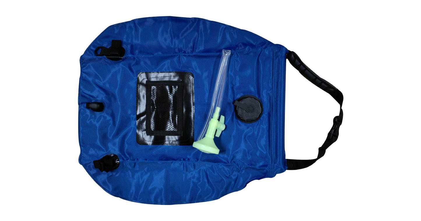 Solar Bath Bag / Camping Shower (Red) - NEW
