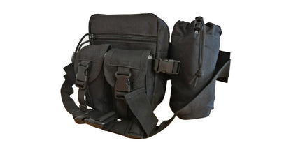 Belt with 4 Compartment Bag & Stubbie Holder (Various Colours)