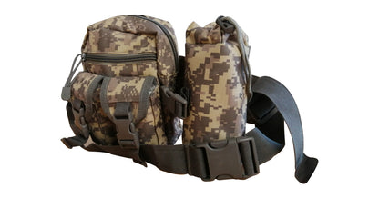 Belt with 4 Compartment Bag & Stubbie Holder (Various Colours)