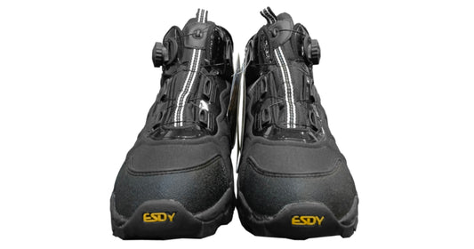 black-hiking-sneakers image 1