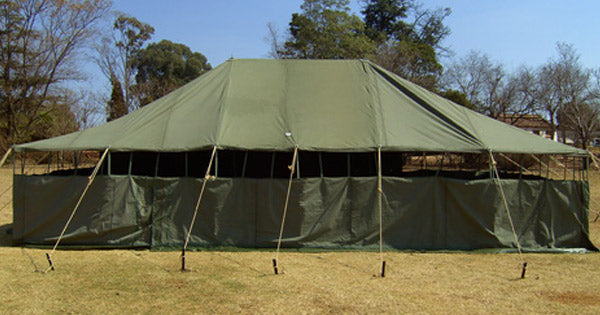 Reconditioned Olive Green Tent (5m x 10m)