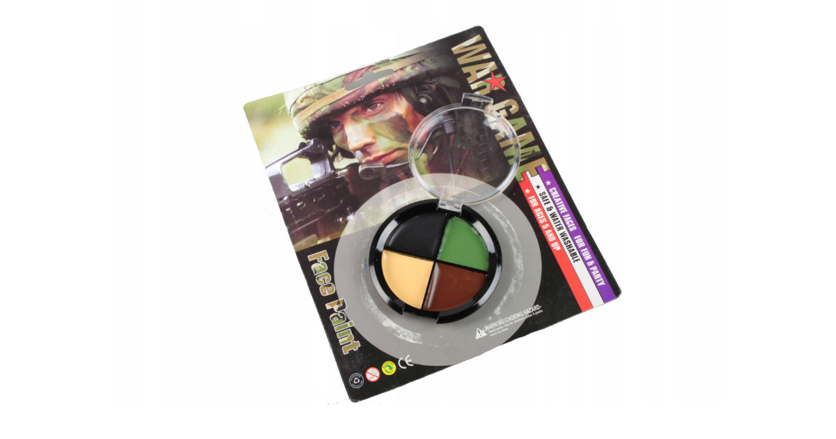 War Game 4 Colour Face Paint image 0