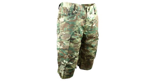 Grey Urban Camo Cargo Shorts