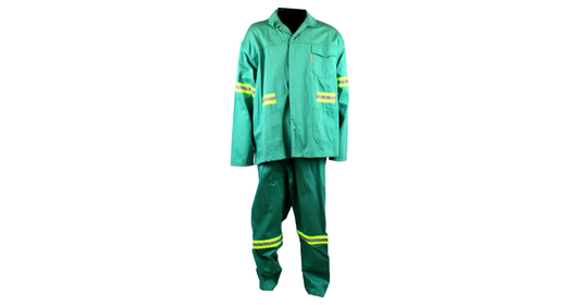 Overall – Green with Reflective Strips
