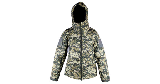 Black Brown Digi Soft Shell Jacket