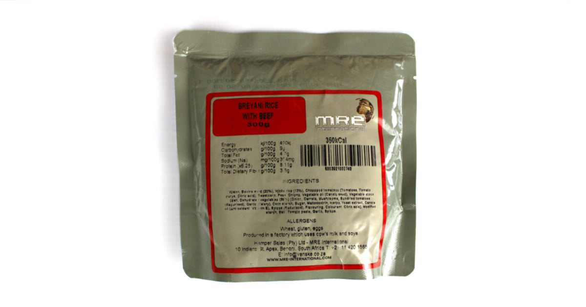 MRE 300g Beef Breyani Meal