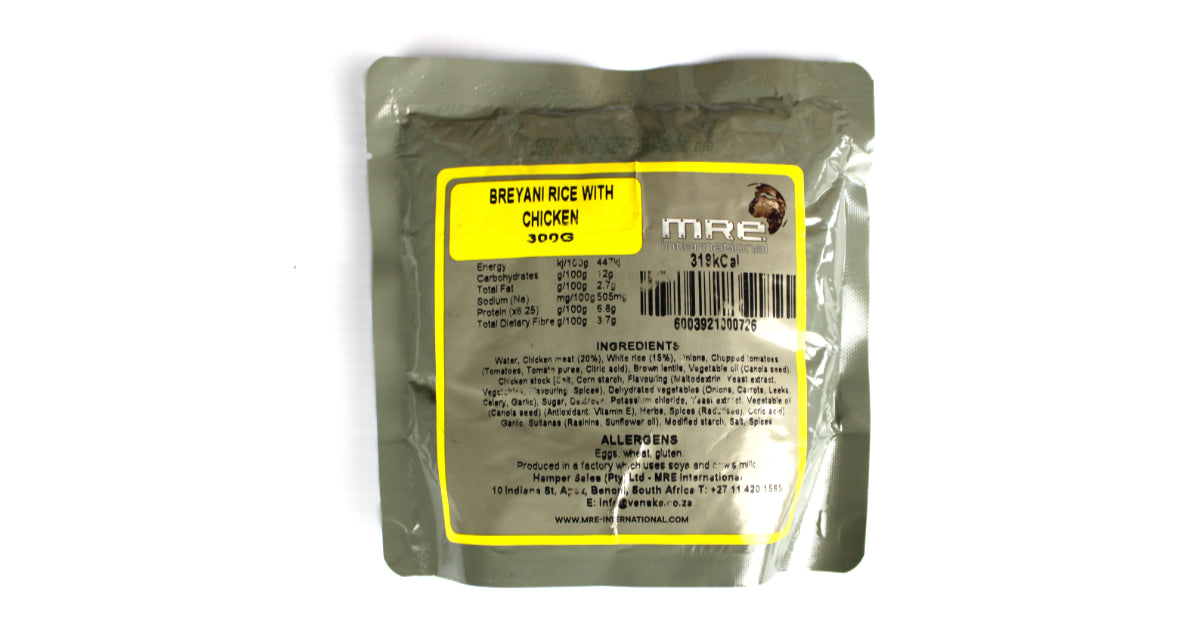 MRE 300g Chicken Breyani Meal
